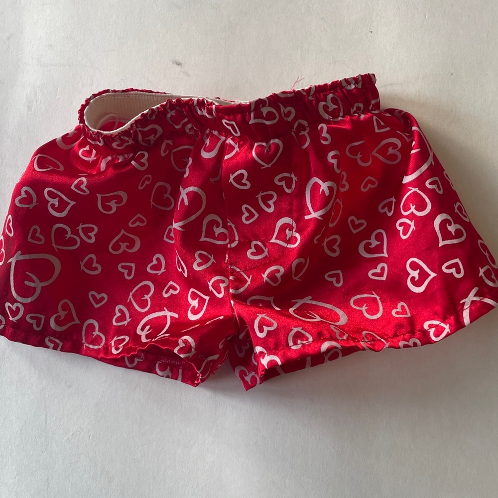 Build a bear shorts hearts Valentine